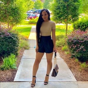 Zara Pleather Shorts